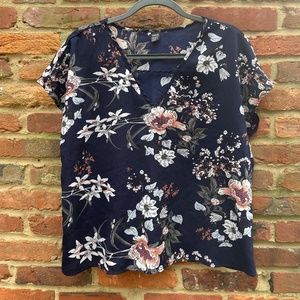 Floral blouse, used - like new